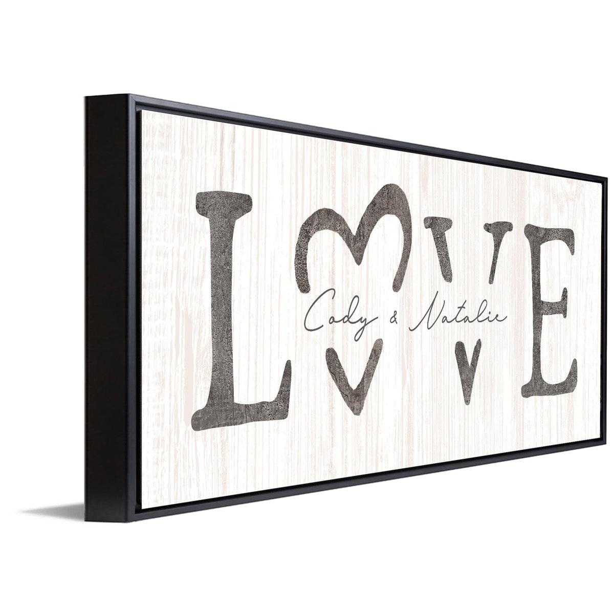 <b>LOVE Personalized</b> Name Art - <b>Personalized</b> Romantic <b>Gifts</b> & Wall ...