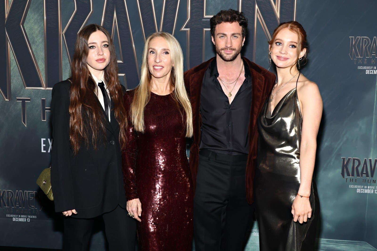 Aaron Taylor-Johnson and Wife Sam Attend Rare Event With Kids ...