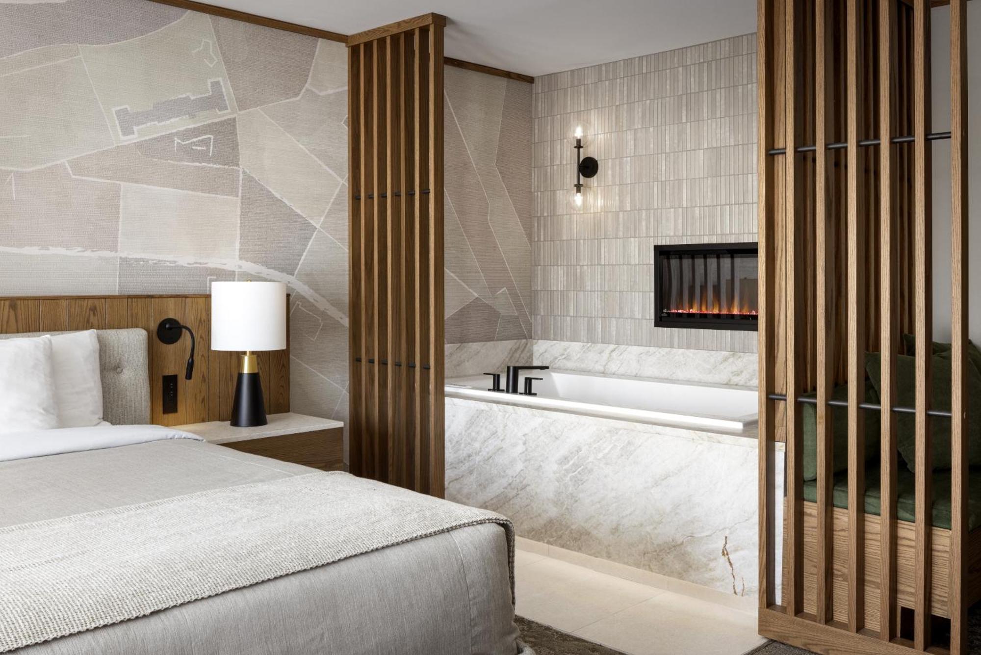 Habitación Doble Deluxe con cama grande y jacuzzi