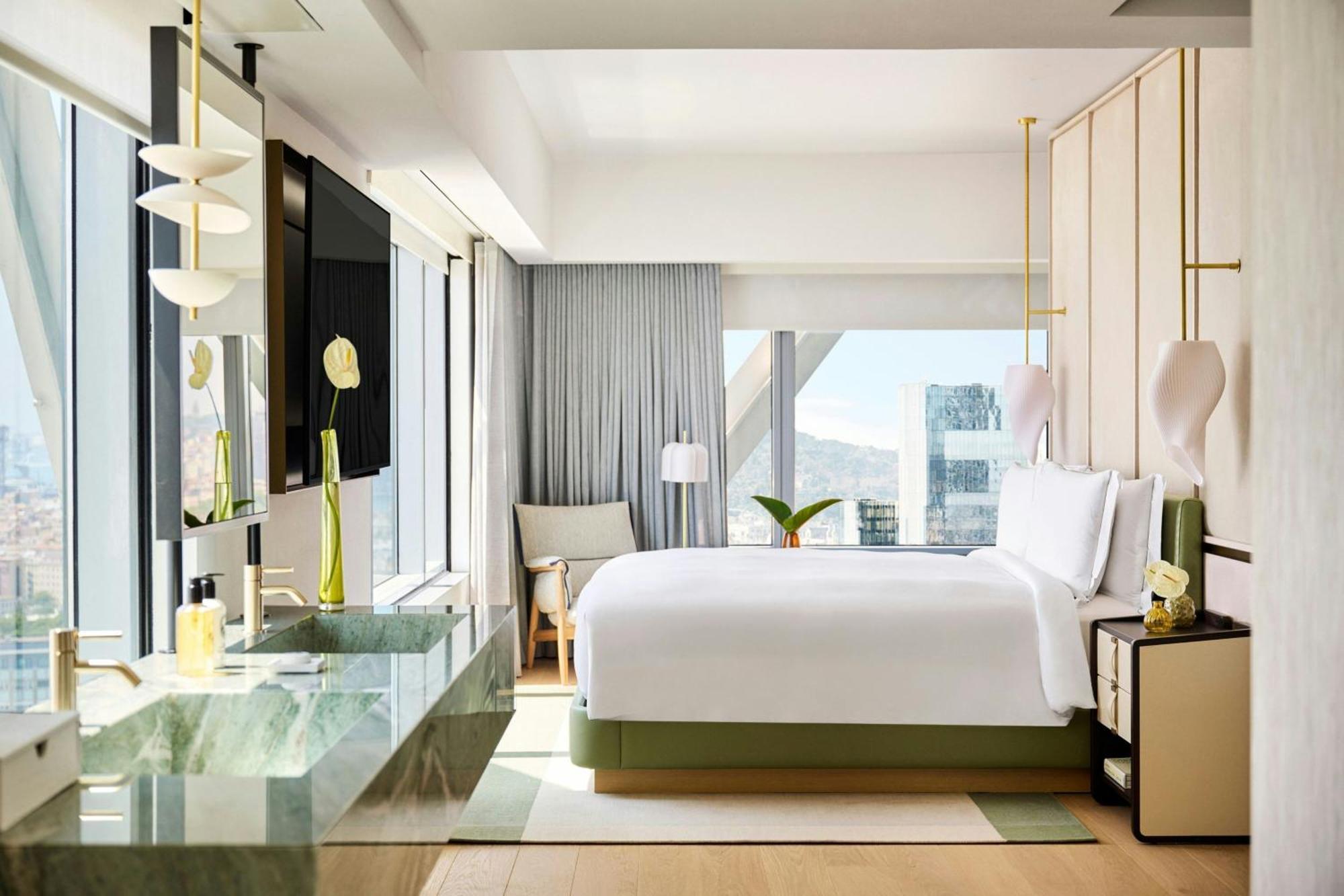 Skyline One-Bedroom King Suite with City View