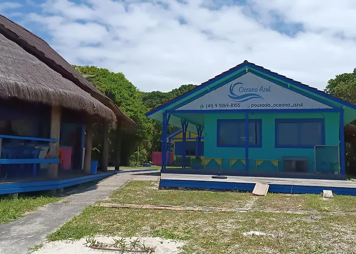 Hotel com vista: Pousada Oceano Azul, beira mar