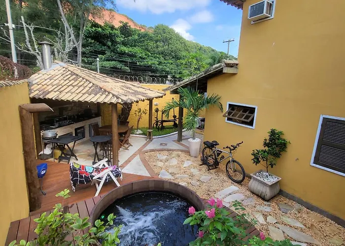  Casa em Búzios em frente a praia Rasa -Kite Surf Búzios Spa