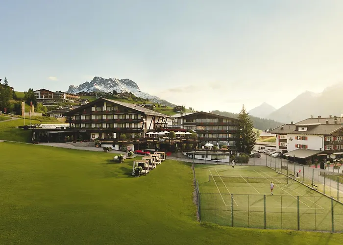 Hotel met tennis: Burg Hotel Oberlech