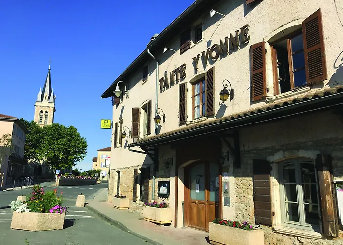 Hôtel accueillant les animaux: Logis Hôtel Tante Yvonne&son restaurant semi-gastronomique - Lyon Nord