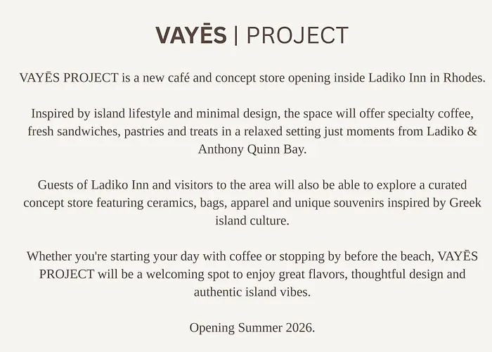 Strandhotel: Ladiko Inn Hotel Faliraki -Anthony Quinn Bay