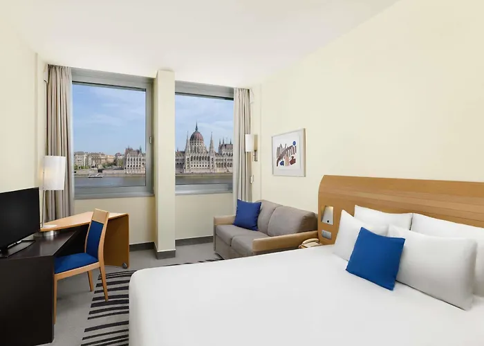 Hotel com vista: Novotel Budapest Danube