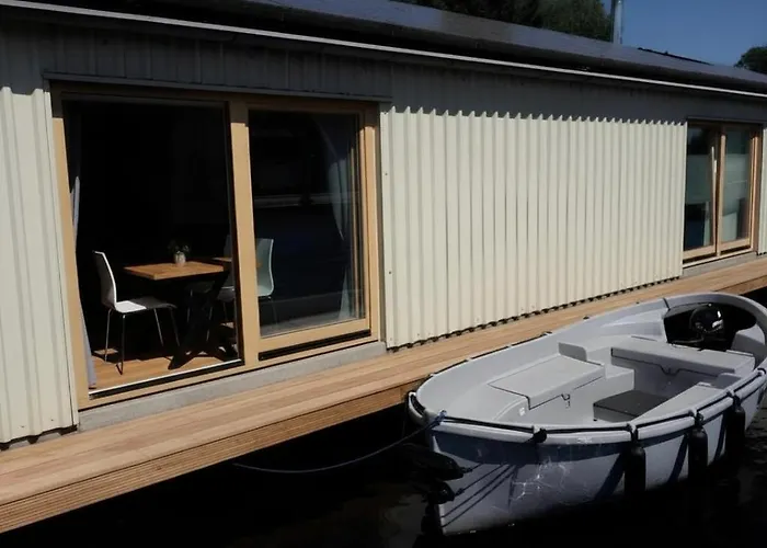  Boathouse Amsterdam With Bikes